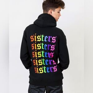 James Charles SISTERS Rainbow Hoodie Pullover Unisex Adult Size Med